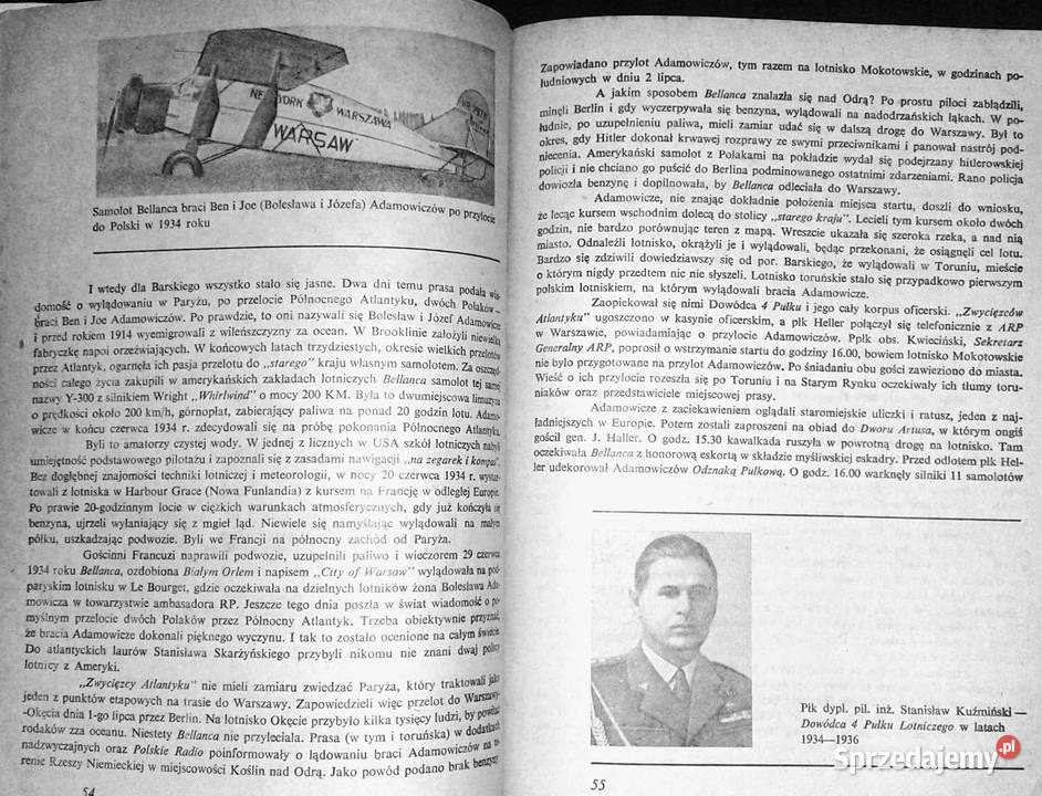 Lotnisko toruńskie 19201945 Kazimierz Sławiński sprzedam