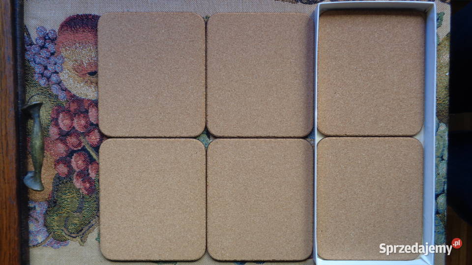 podkładki pod kubek z korka Made in Australia Strzelno sprzedam