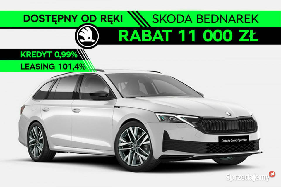 koda Octavia Combi Sportline 15 TSI mHEV 150 DSG isofix Łódź