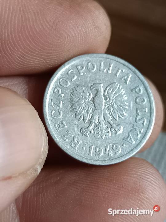 Sprzedam 20 gr 1949 r nalewka na 2 lekka skretka Numizmatyka Numizmatyka Chełm