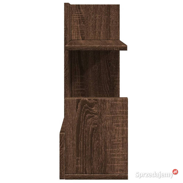 Organizer na biurko brązowy dąb 49x20x525