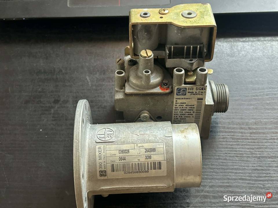 Armatura gazowa Kotła Ariston genus premium 24 Grabówka