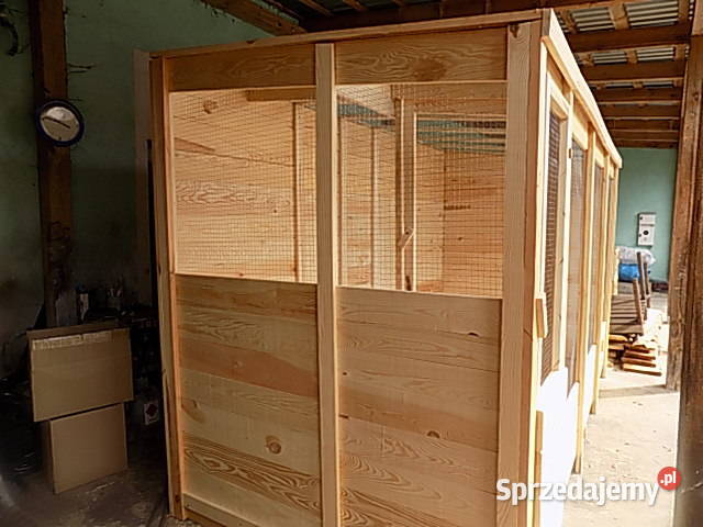 woliera ptaków 35m x 15m x 2m wys papugi faliste mazowieckie Sarnaki sprzedam