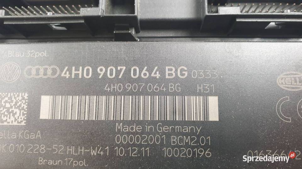 MODUŁ 4H0907064BG A6 C7 kujawsko-pomorskie Lipno