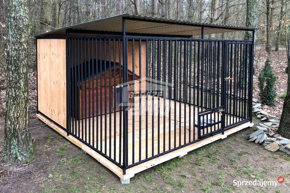 Kojec Psów 3x3m drewniana podłoga Zabudowane Malbork