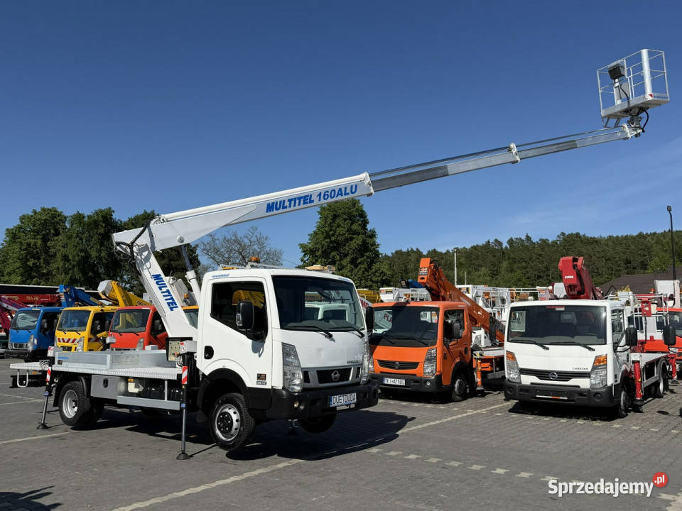 Nissan Cabstar Podnośnik Koszowy 165m Multitel ABS Widełki