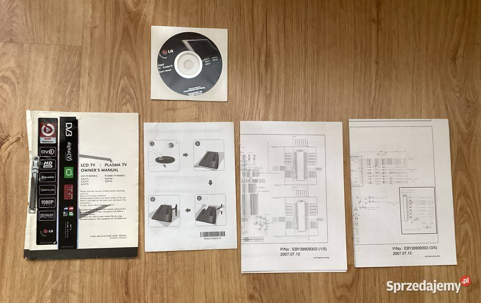 Telewizor LCD Monior Ekran 32 cale LG 32LT75 Pruszcz Gdański