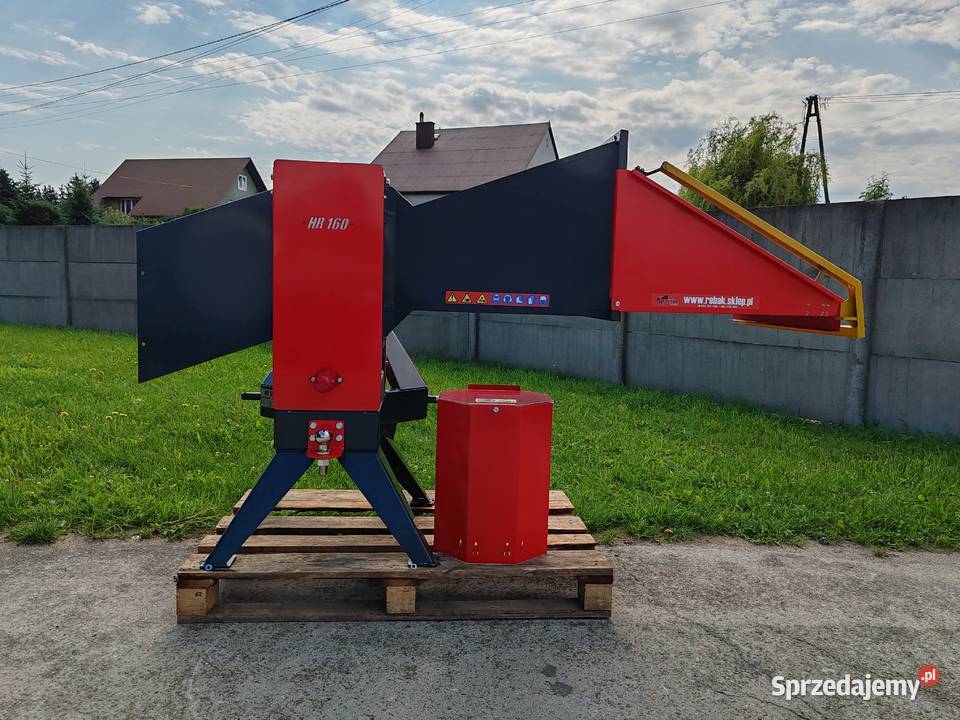 MOCNY Rębak walcowy do gałęzi drewna traktora HR mazowieckie