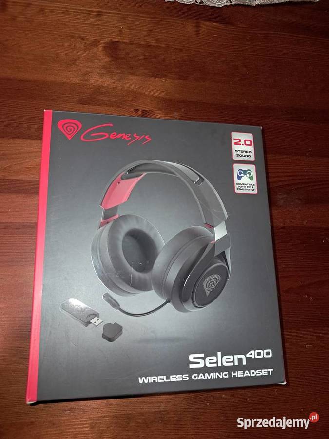 Słuchawki gamingowe Genesis Selen 400 Bezprzewodowe Lniano