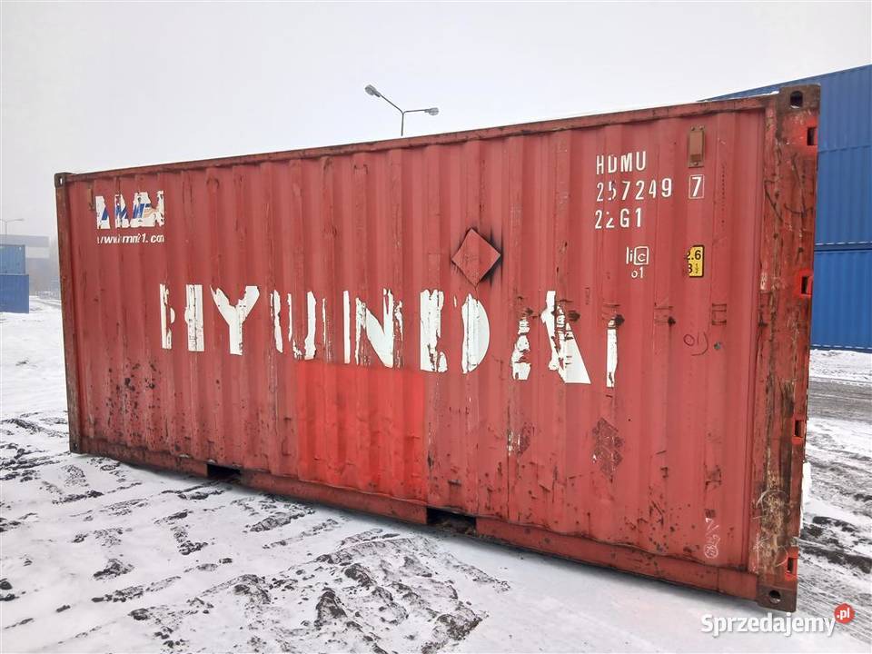 Kontener morski magazynowy 20 używany 6 m Katowice