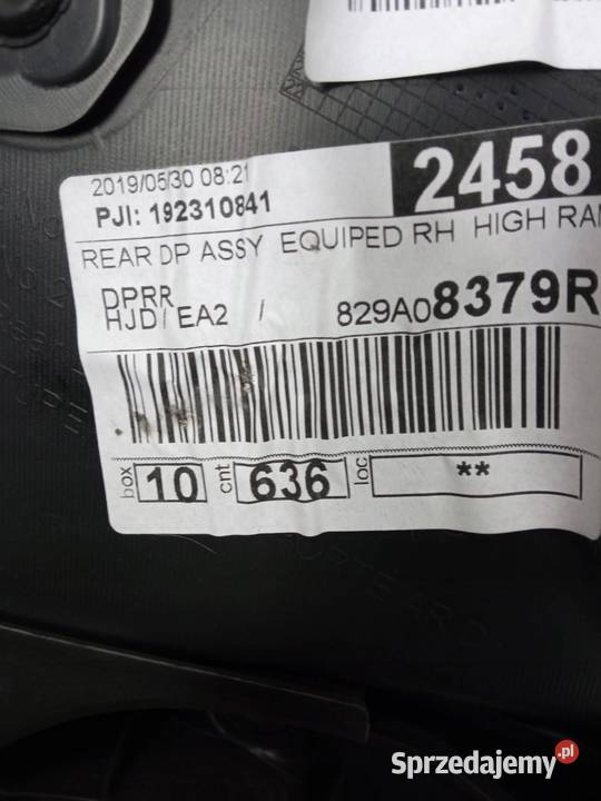 TAPICERKA BOCZEK PRAWY LEWY TYŁ KPL Dacia Duster świętokrzyskie sprzedam