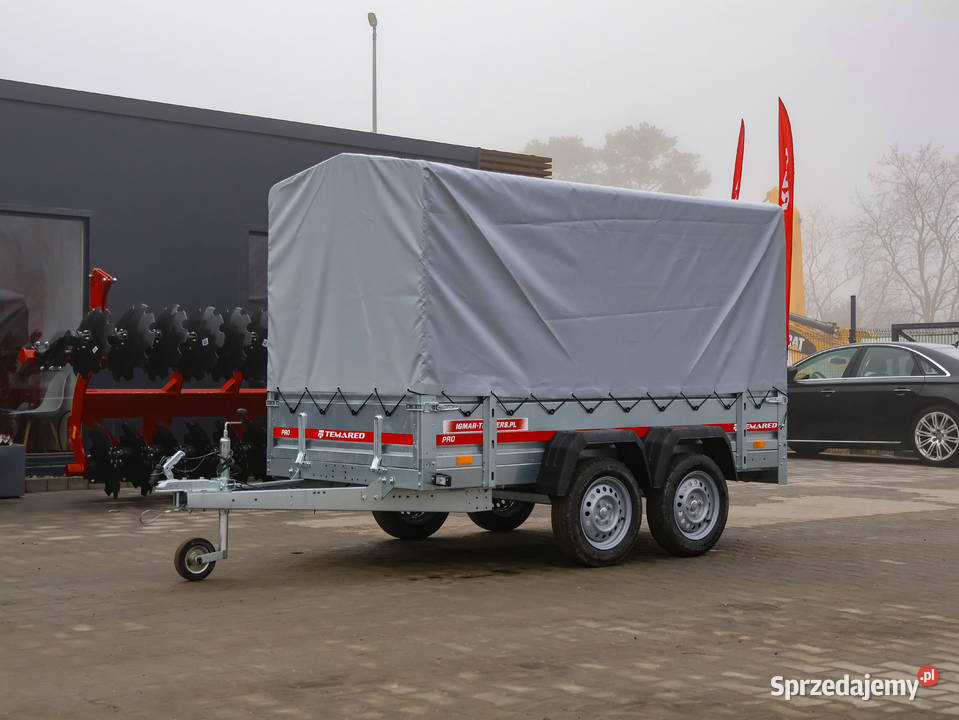 Przyczepka Temared PRO 26122 niehamowana tandem Rok produkcji 2026