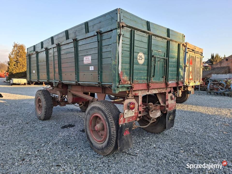 Przyczepa GLORIA 14 ton 3 stronny wywrot nieuszkodzony Bolesławiec sprzedam
