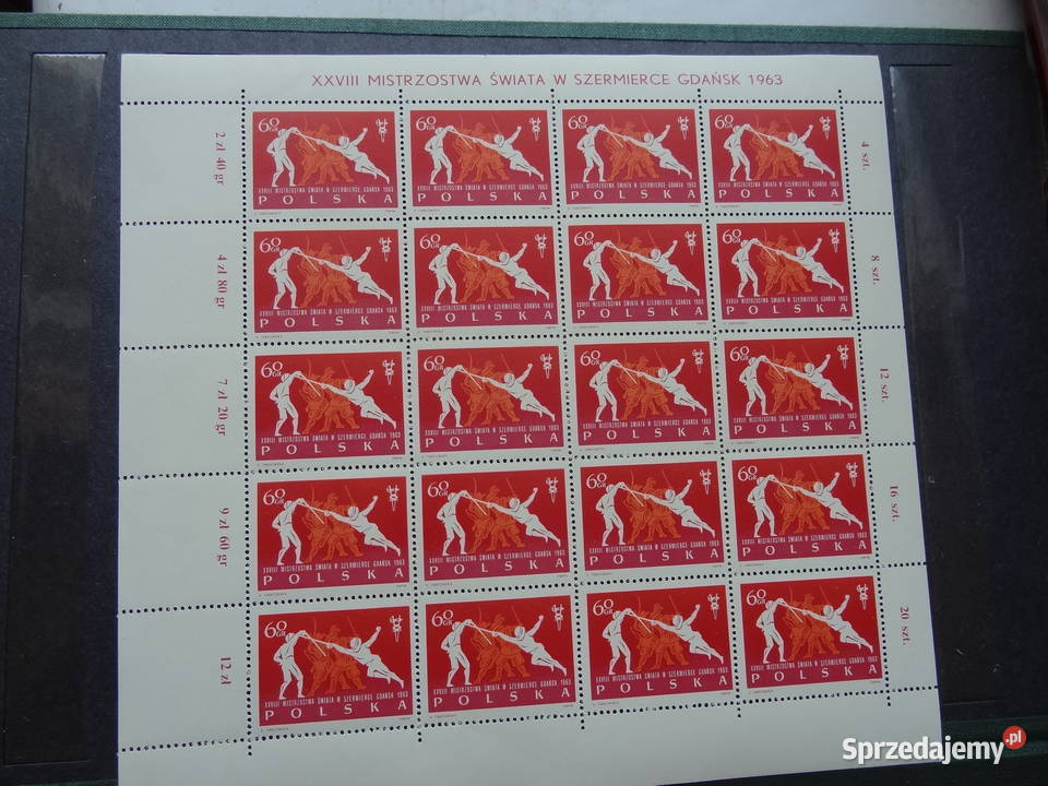 Znaczki pocztowe Polska Fi 12571262 Arkusz Jarosław