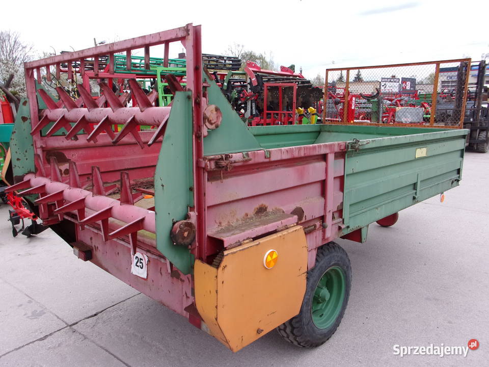 Rozrzutnik obornika przyczepa 30 tony dostępny w nieuszkodzony łódzkie Opoczno