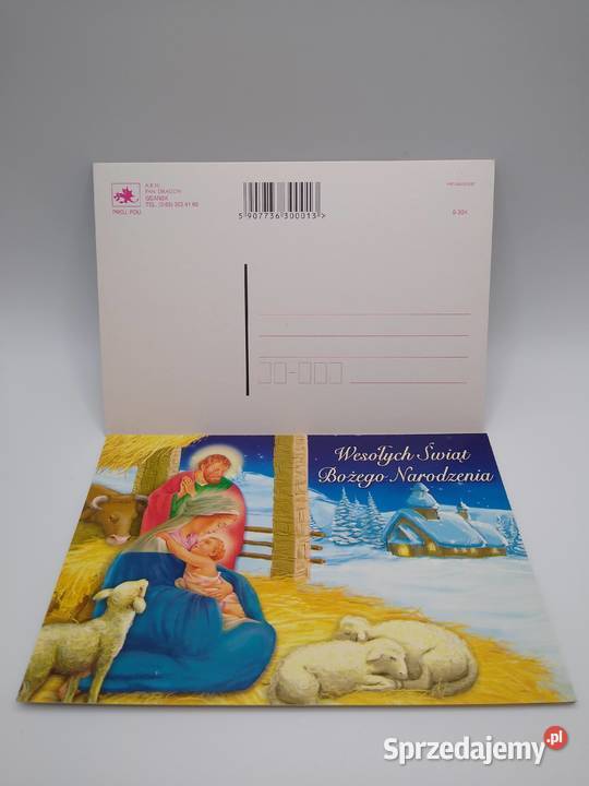 Kartka świąteczna Boże Narodzenie zestaw 9 Pan Dekoracje świąteczne Gdańsk