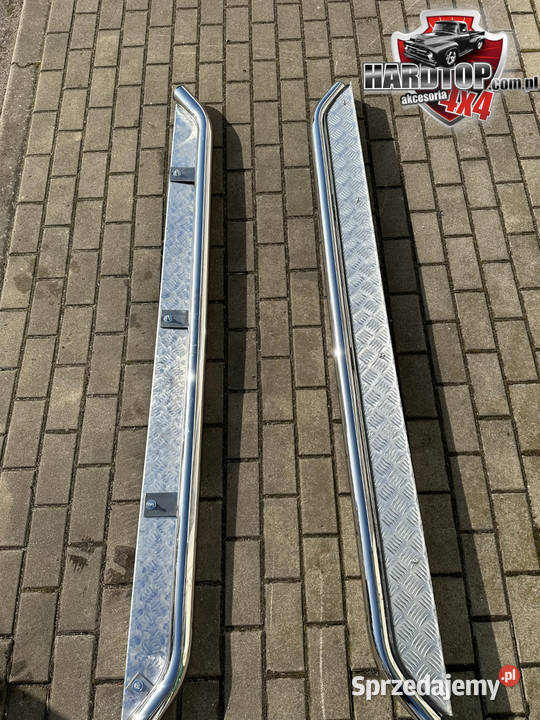 Orurowanie Boczne PROGI Stopnie Blacha Ryflowana Motoryzacja Pasłęk