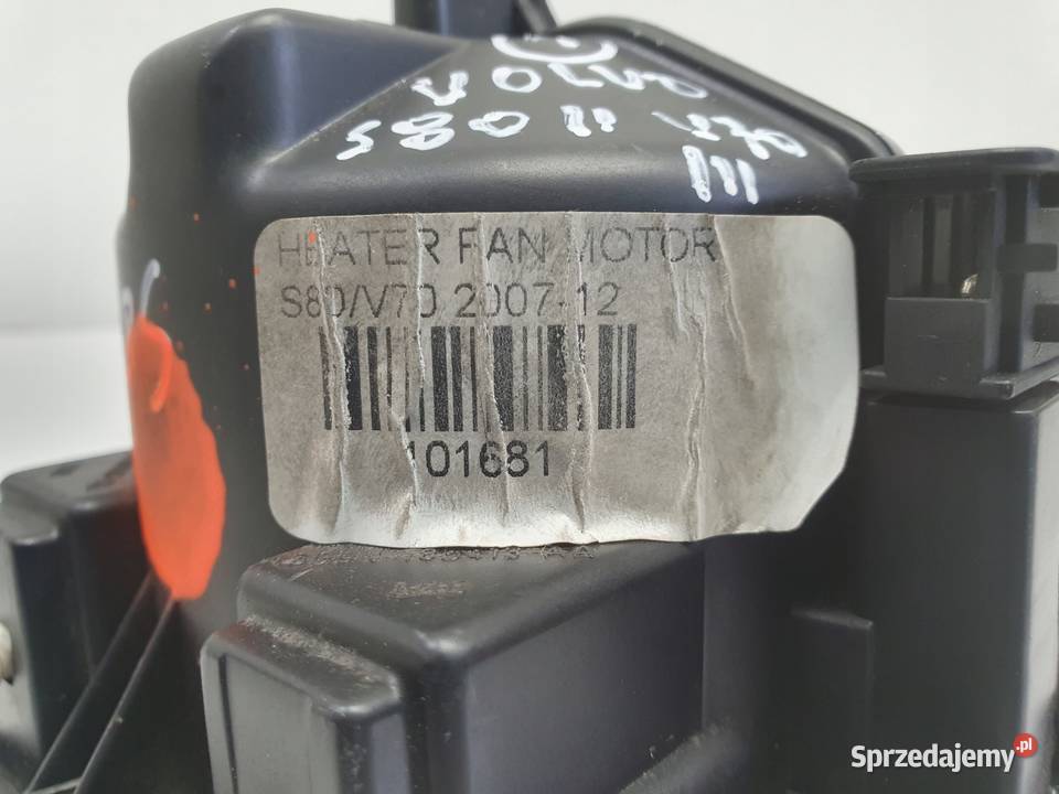 Volvo S80 II V70 III WENTYLATOR NAWIEWU Dmuchawy osobowe Chełm