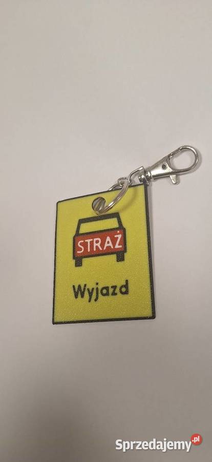 Brelok Strażacki STRAŻ WYJAZD Druk 3D Idealny Sulechów