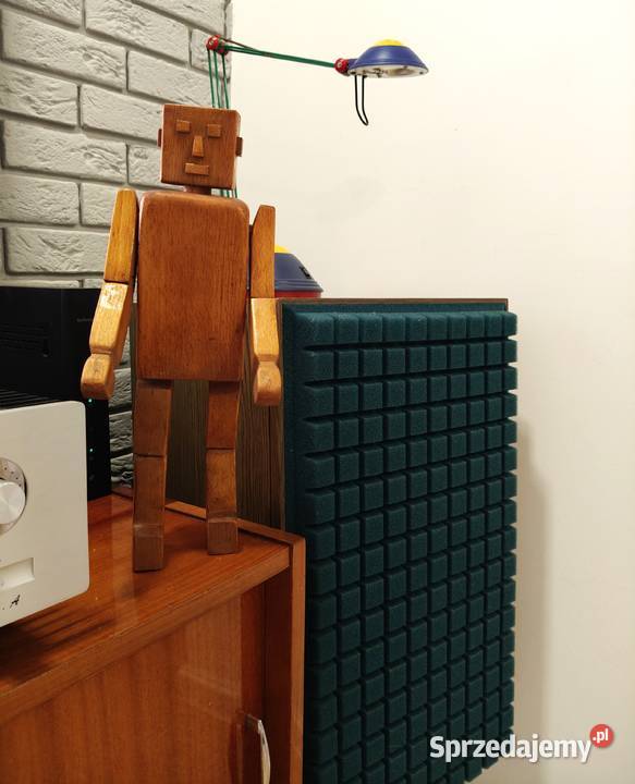 Rzeźba kinetyczna robot 38 MinecraftFolk Art Kalisz