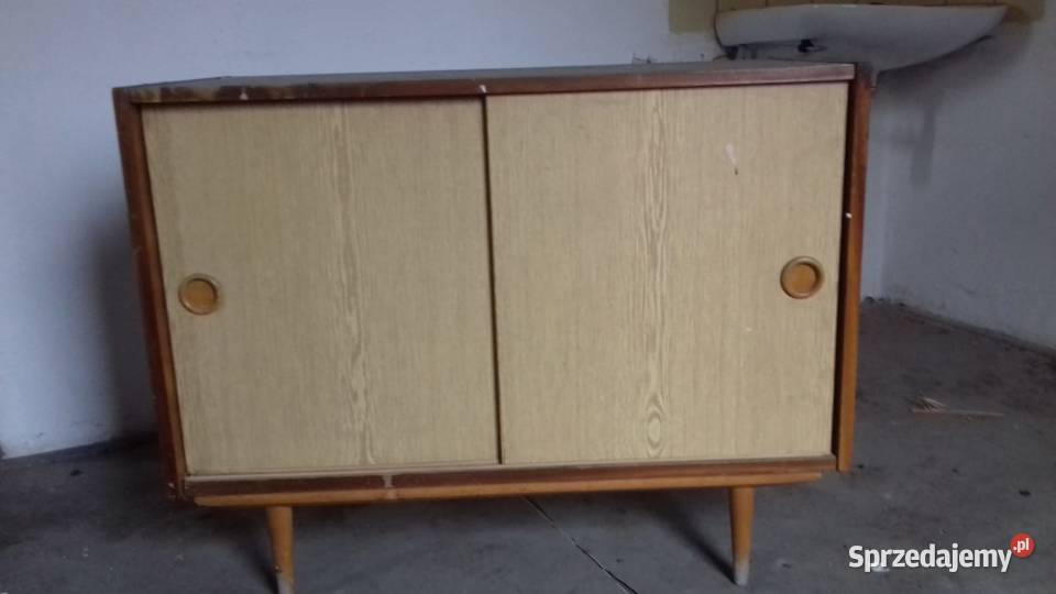 Retro komoda z 1967 roku Jiroutek Czechoslowacja Meble Lubań sprzedam