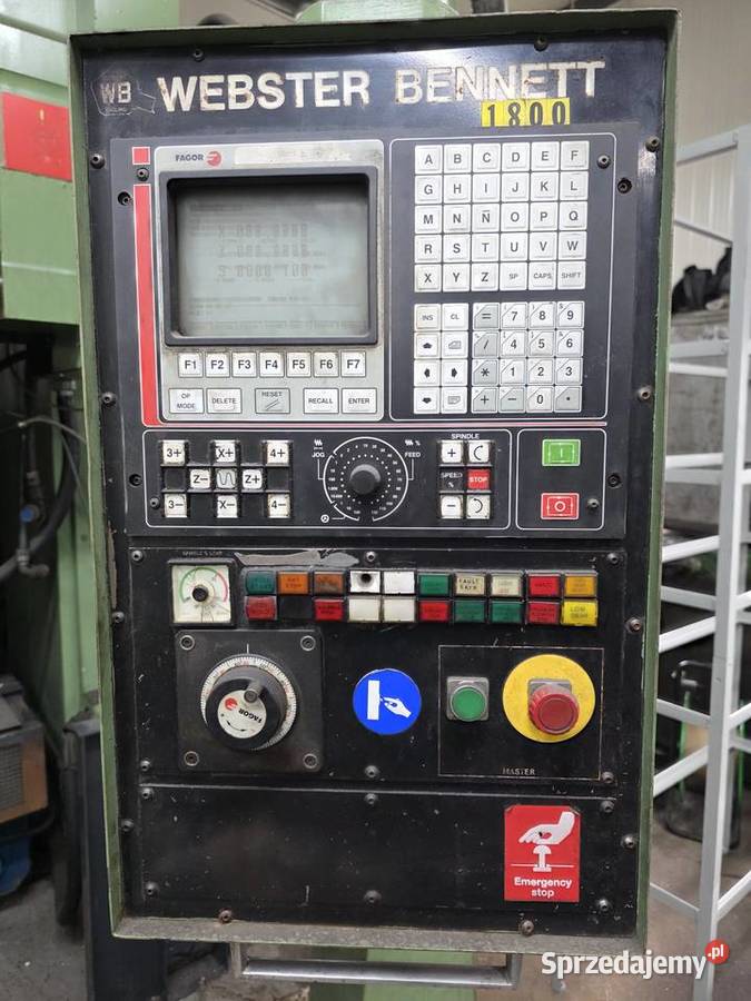 Tokarka karuzelowa WEBSTER BENNET 1600 Tarnowskie Góry