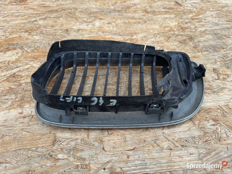 Grill nerka maski przód prawa BMW e46 lift Międzychód sprzedam