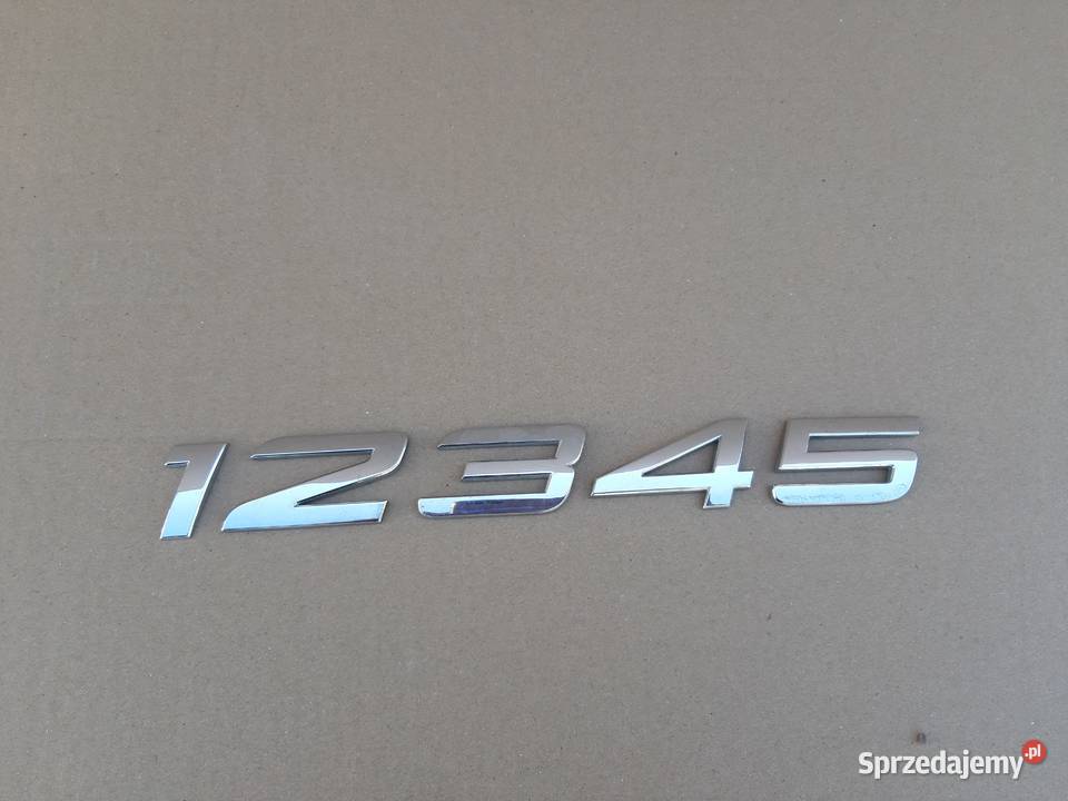 MERCEDES ACTROS MP4 CYFRA EMBLEMAT NUMER Trzciel sprzedam