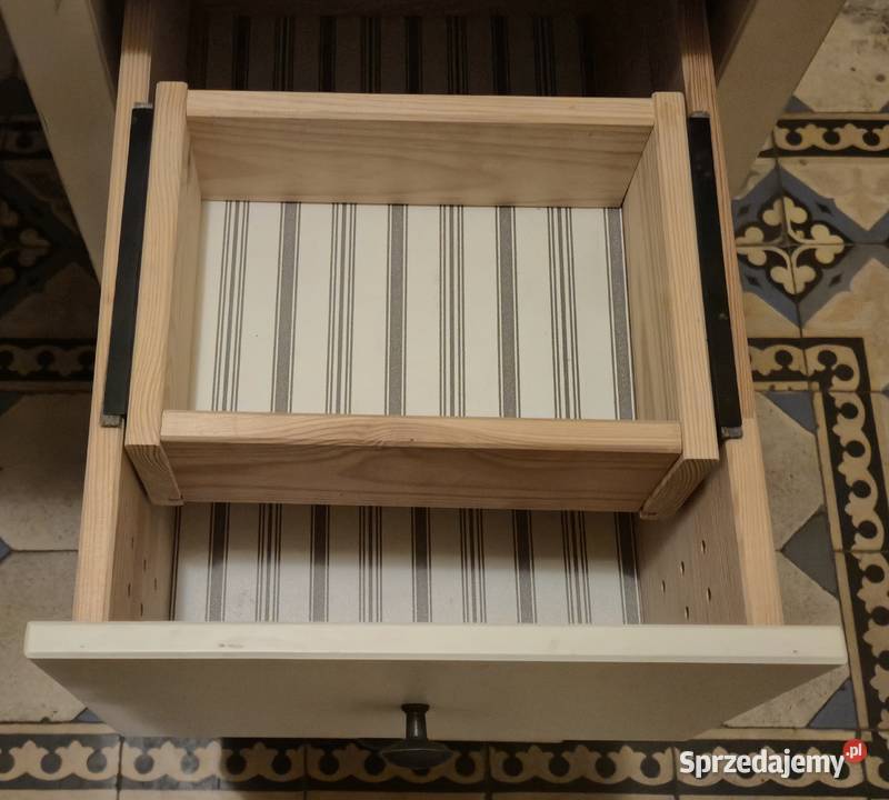 Biurko IKEA Hemnes z nadstawką białe duże Kraków