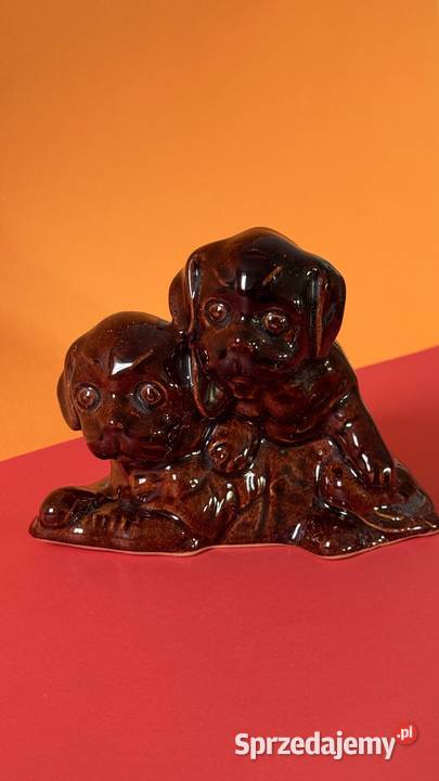 Porcelitowe mopsy z lat 7080 lubelskie Lublin