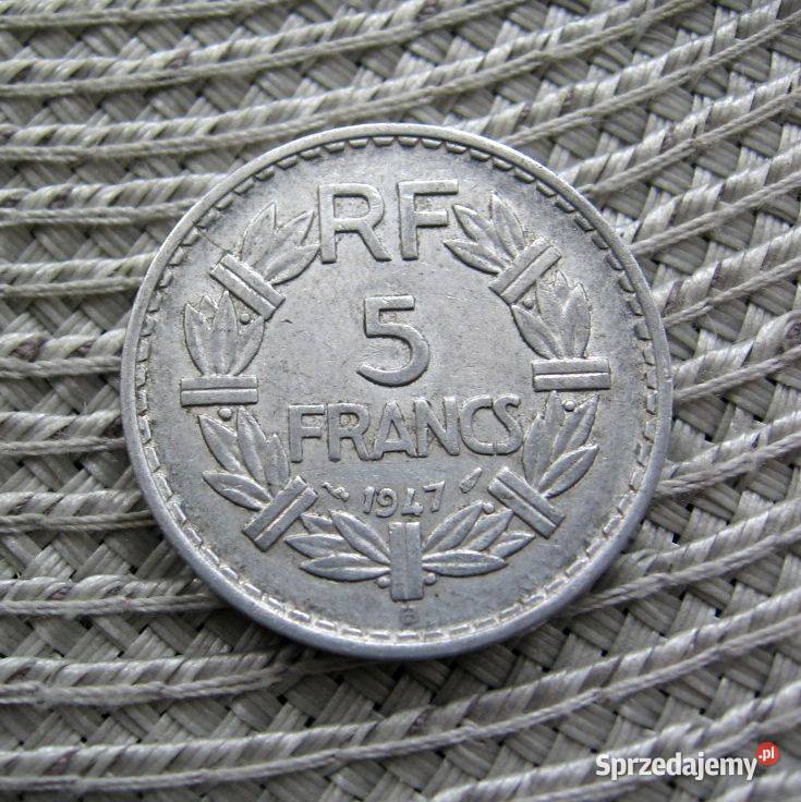Francja 5 Franków 1947r sprzedam