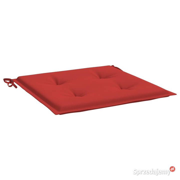 Poduszki na krzesła ogrodowe 2 czerwone 50x50x3 Warszawa