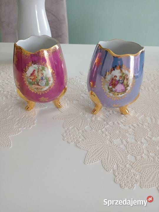 Wazoniki ozdobne porcelanowe wielkopolskie Poznań