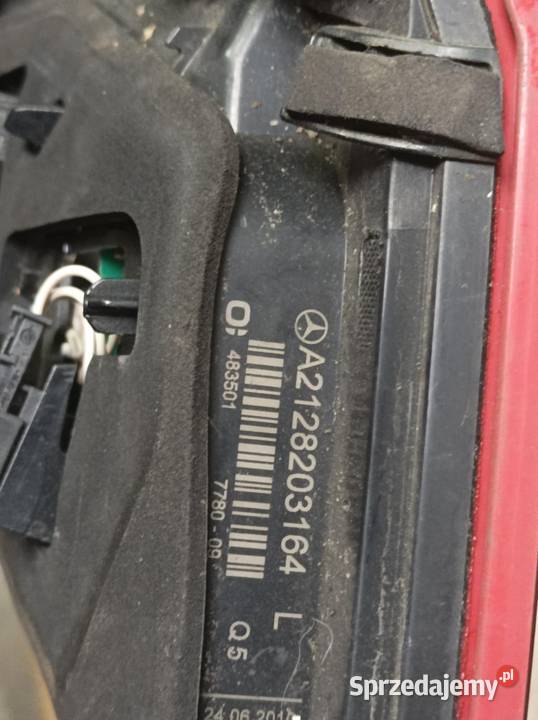 LAMPA LEWY TYŁ MERCEDES E W212 SEDAN A2128203164 Gdańsk