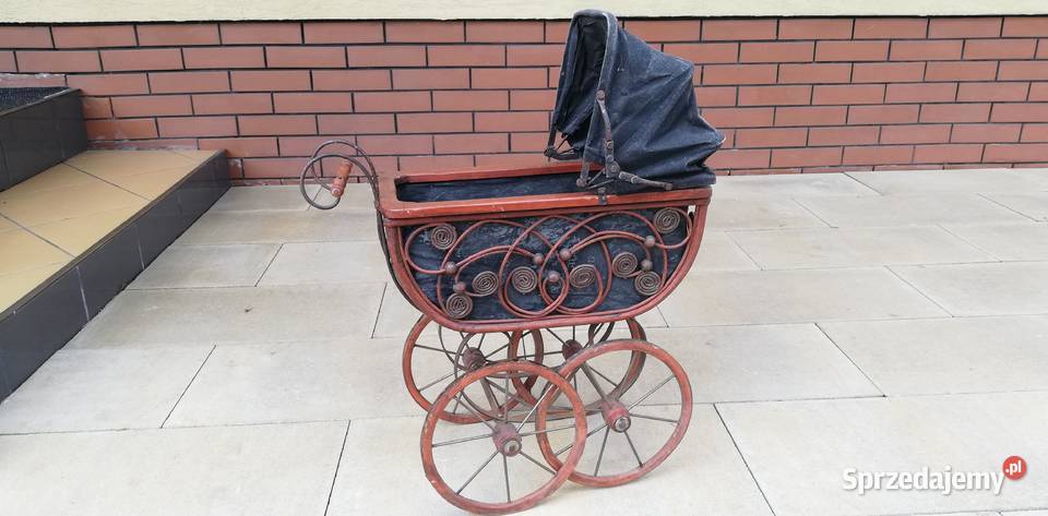Wózek retro vintage art deco lalek ozdobny mazowieckie Garwolin