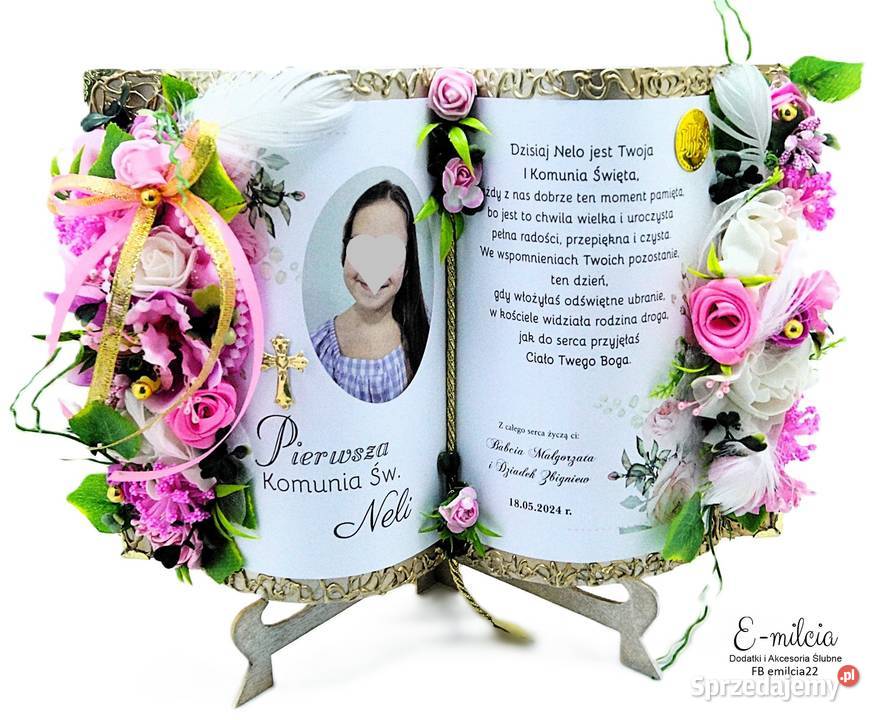 Księga Pamiątka z okazji Chrztu Św Urodzin Zielona Góra sprzedam