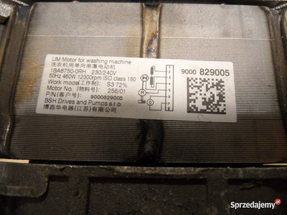 silnik pralki bosch WAE WFL Strawczyn sprzedam