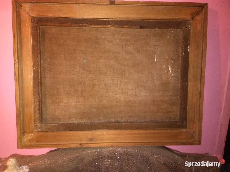 Obraz olejny ładnej ramie Katowice