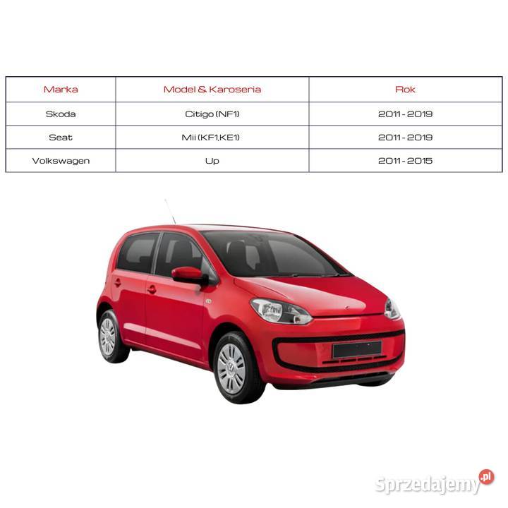 SKODA CITIGO NF1 VW UP LUSTERKO ELEKTRYCZNE Rok produkcji 2011 Lusterka zewnętrzne