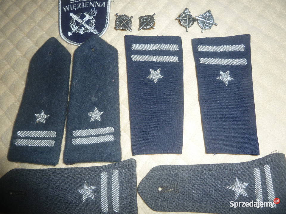 Pagony i inne Służba więzienna Militaria Rzepiennik Marciszewski