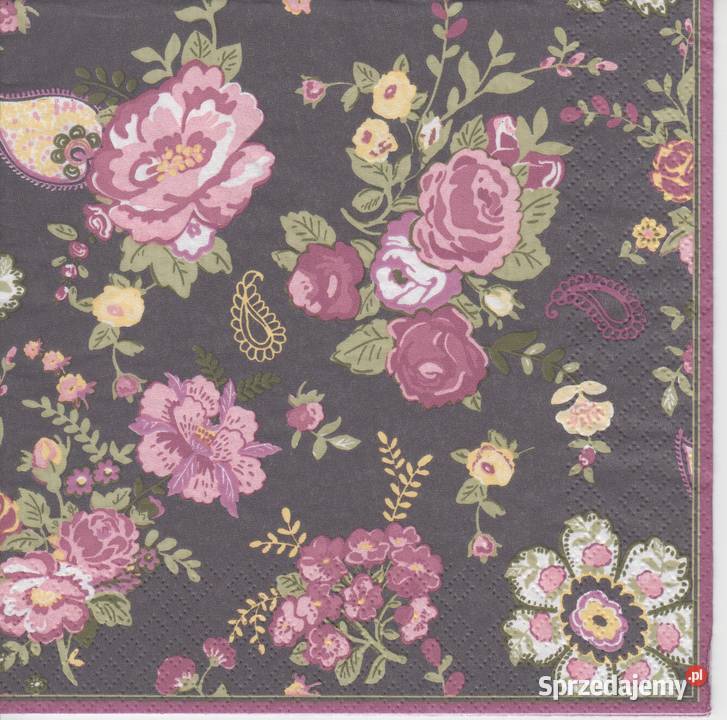 dekupaż serwetki kwiaty róże różyczki Skarżysko-Kamienna