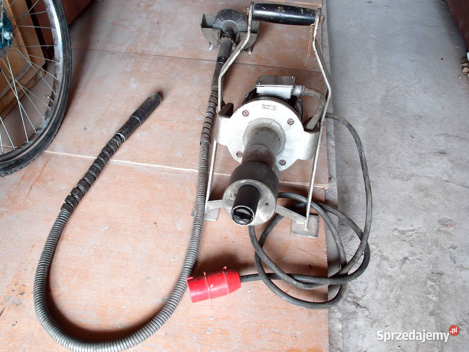 Szczotka szlifierska z wałem giętym dł ok 2m