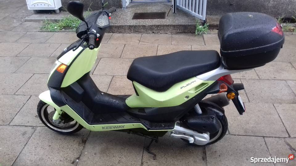 Skuter keeway flash nowy mały przebieg kufry mazowieckie Warszawa