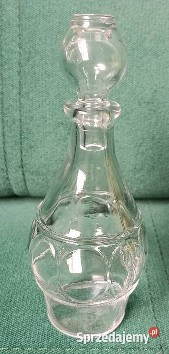 Szklana karafka prl unikalna Zbylitowska Góra