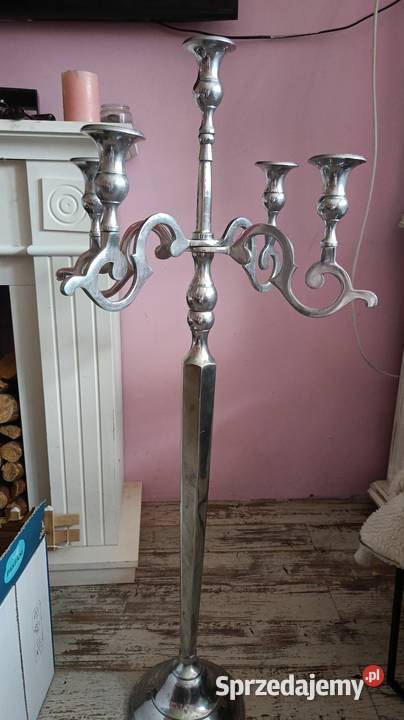 Śliczny 5 ramienny świecznik Piła