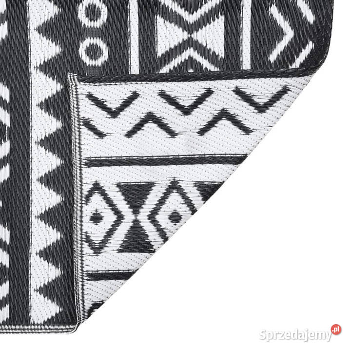 Dywan zewnętrzny czarny 140 x 200 PP WM316978 Pozostałe