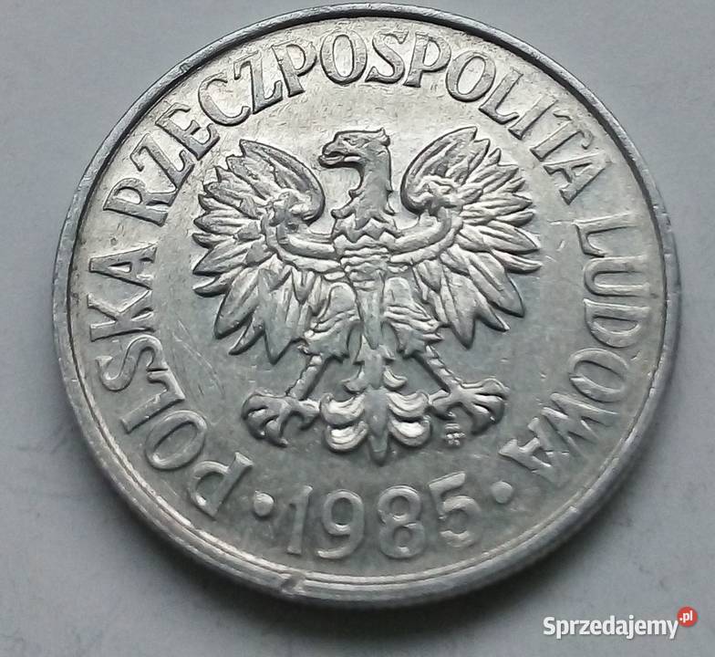 POLSKA50 GROSZY1985 rALzzmDZIWNA DATA Legionowo