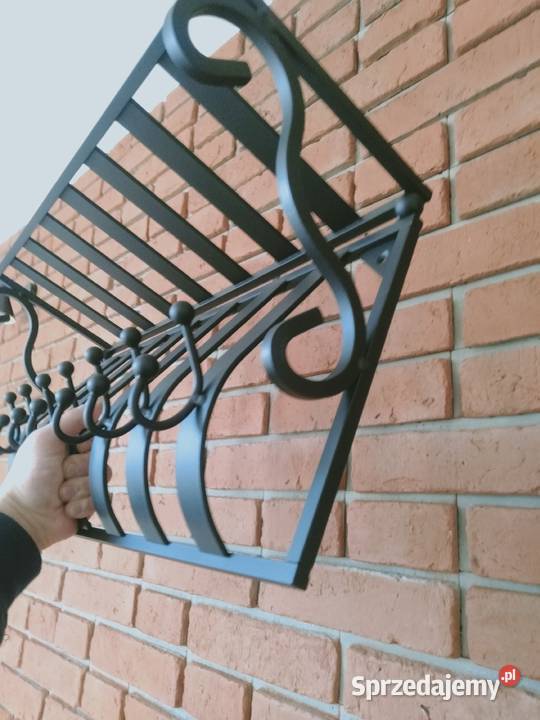 Stylowy wieszak czarny mat Belsoo Dekoracje i ozdoby pomorskie Gdańsk