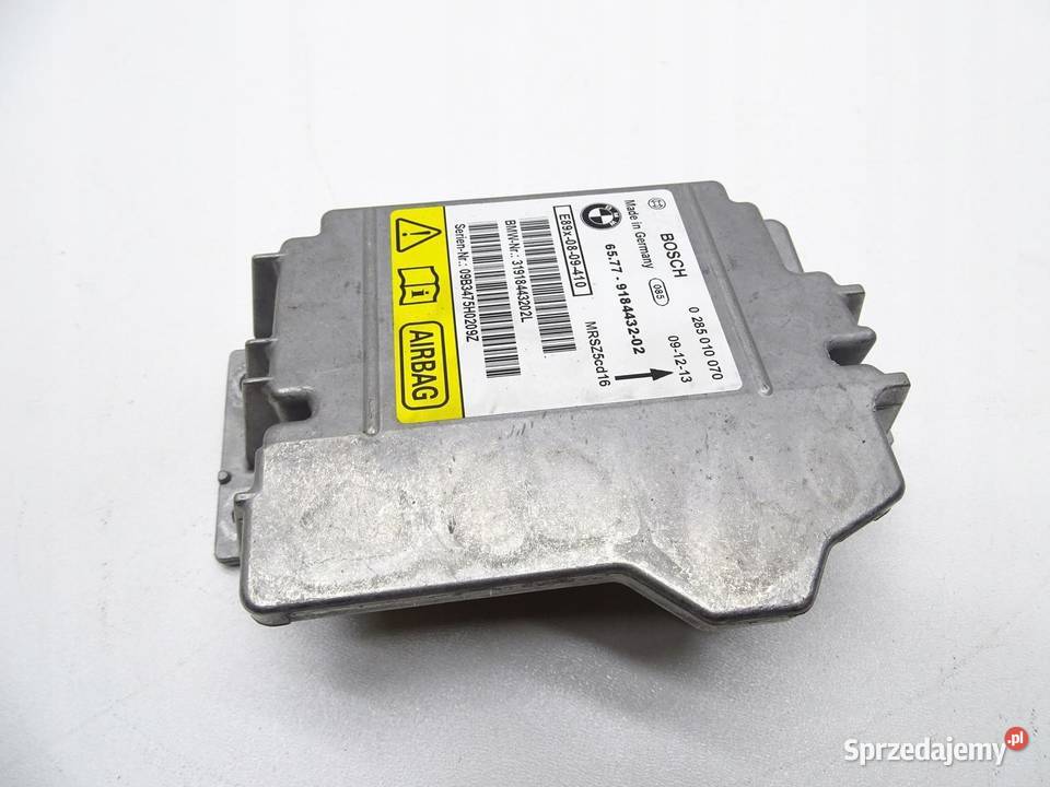 MODUŁ STEROWNIK SENSOR AIRBAG 9184432 BMW X1 E84 Komputery małopolskie