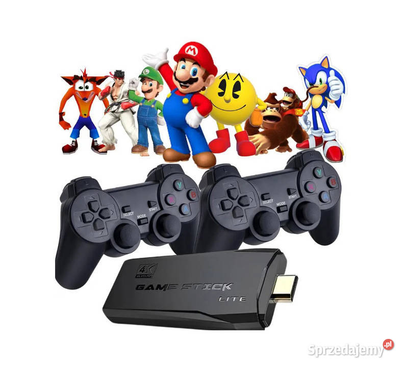 Konsola Retro Gamestick 4K Lite Bezprzewodowa napisy małopolskie Kraków sprzedam